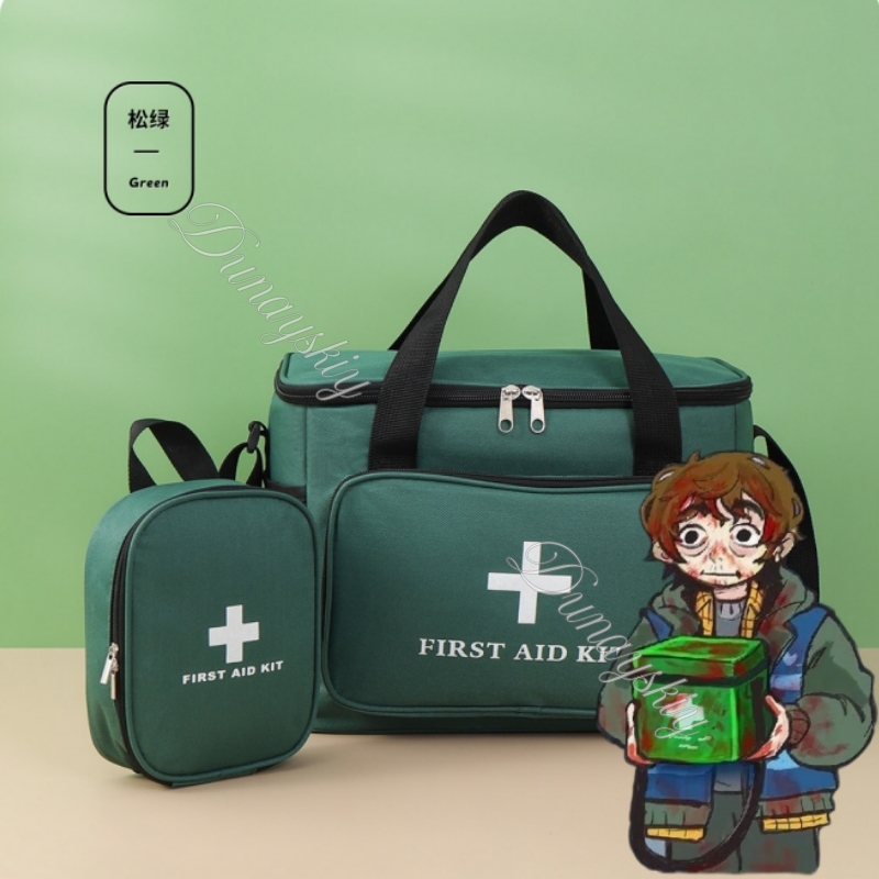 First Aid Kit - Зеленая сумка для аптечки первой помощи,
