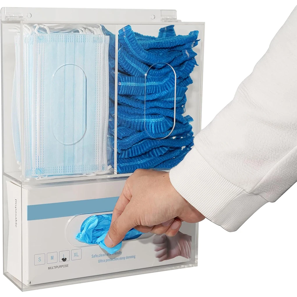 Настенный акриловый диспенсер  – обзор и цена Medical Gloves