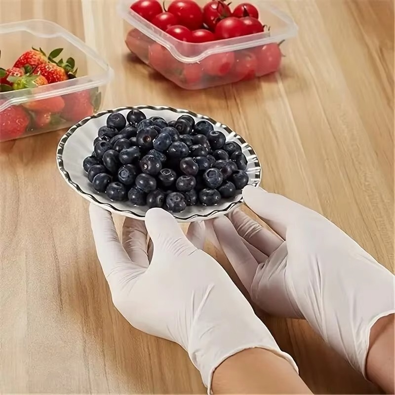 10/20/50/100 шт. белых нитрило – обзор и цена Medical Gloves